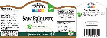 21st Century Saw Palmetto 450 mg - herbal supplement