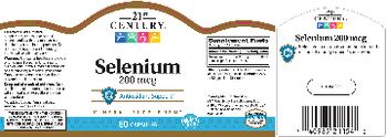 21st Century Selenium 200 mcg - mineral supplement