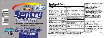 21st Century Sentry Senior Multivitamin & Multimineral Supplement For Active Adults 55+ - 