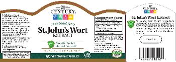 21st Century St. John's Wort Extract - herbal supplement