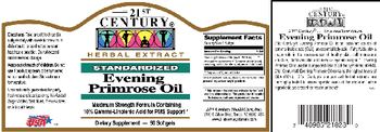 21st Century Standardized Evening Primrose Oil - supplement