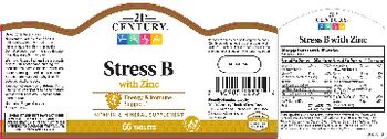 21st Century Stress B with Zinc - vitamin mineral supplement