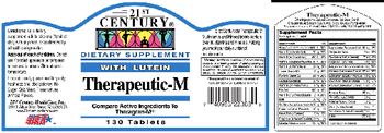 21st Century Therapeutic-M With Lutein - supplement