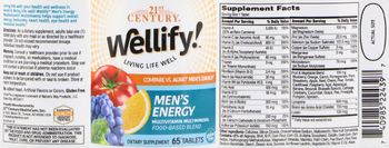 21st Century Wellify! Men's Energy - supplement