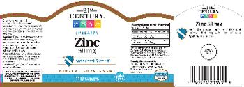 21st Century Zinc 50 mg - mineral supplement