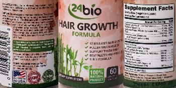 24 Bio Hair Growth Formula - supplement