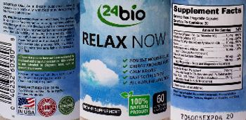 24 Bio Relax Now - supplement
