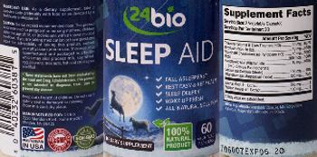 24 Bio Sleep Aid - supplement