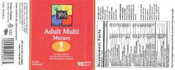 365 Everyday Value Adult Multi Mature - supplement