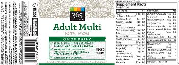 365 Everyday Value Adult Multi with Iron - multivitamin multimineral supplement