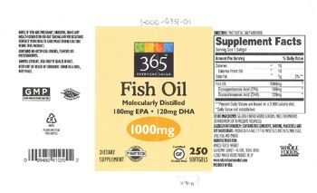 365 Everyday Value Fish Oil 1000 mg - supplement