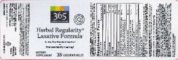 365 Everyday Value Herbal Regularity Laxative Formula - supplement