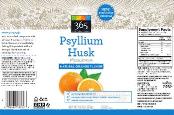 365 Everyday Value Psyllium Husk Powder Natural Orange Flavor - supplement