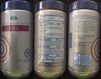 4Life 4Life Transfer Factor KBU - supplement