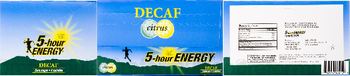 5-Hour Energy 5-Hour Energy Decaf Citrus - 