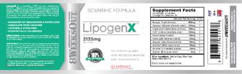 8WeeksOut LipogenX - supplement