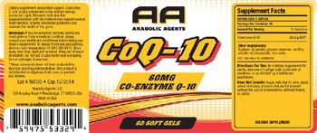 AA Anabolic Agents CoQ-10 - supplement