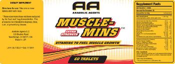 AA Anabolic Agents Muscle-Mins Extra Strength - supplement