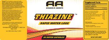 AA Anabolic Agents Thiazine - supplement