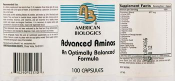 AB American Biologics Advanced Aminos - 