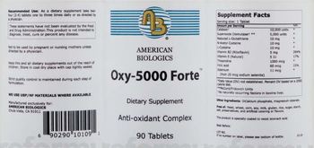AB American Biologics Oxy-5000 Forte - supplement