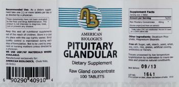 AB American Biologics Putuitary Glandular - supplement