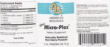 AB American Biologics Ultra Micro-Plex - supplement