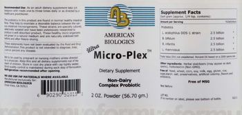 AB American Biologics Ultra Micro-Plex - supplement