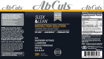Ab Cuts Sleek & Lean Midsection Solution - supplement