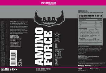 A.B.B. American Body Building Amino Force Raspberry Lemonade - supplement