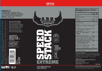 A.B.B. American Body Building Extreme Speed Stack Fruit Punch - supplement