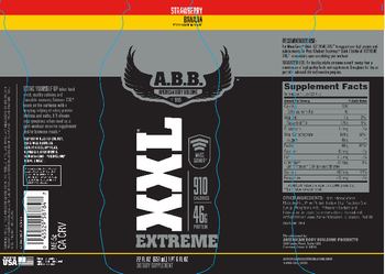 A.B.B. American Body Building Extreme XXL Strawberry Banana - supplement