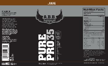A.B.B. American Body Building Pure Pro 35 Chocolate - supplement