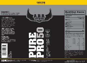 A.B.B. American Body Building Pure Pro 50 Banana Cream - supplement