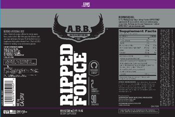 A.B.B. American Body Building Ripped Force Grape - supplement