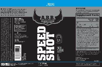 A.B.B. American Body Building Speed Shot Blue Razz - supplement