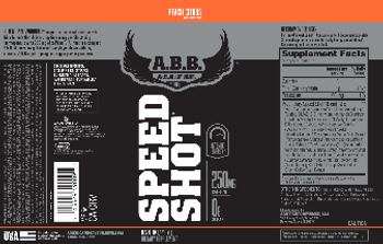 A.B.B. American Body Building Speed Shot Peach Citrus - supplement
