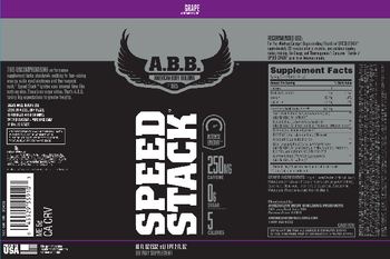 A.B.B. American Body Building Speed Stack Grape - supplement