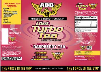 ABB Diet Turbo Tea Raspberry Tea - supplement