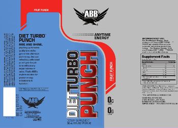 ABB Performance Diet Turbo Punch Fruit Punch - supplement