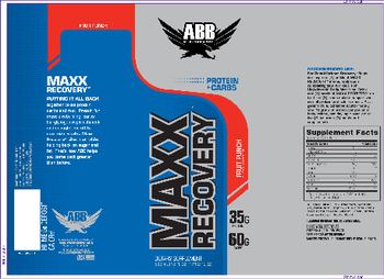 ABB Performance Maxx Recovery Fruit Punch - supplement
