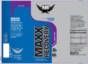 ABB Performance Maxx Recovery Grape Frost - supplement