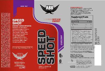 ABB Performance Speed Shot Grape Frost - supplement