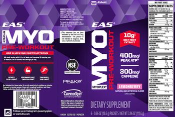 Abbott EAS Myoplex Myo Pre-Workout Lemonberry - supplement