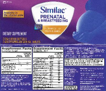Abbott Similac Prenatal & Breastfeeding Multivitamin And Mineral Tablet - supplement