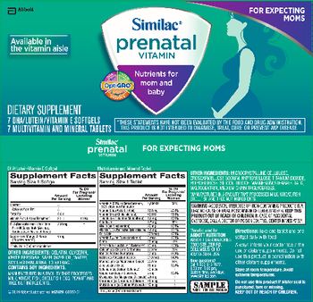 Abbott Similac Prenatal Vitamin DHA/Lutein/Vitamin E Softgel - supplement