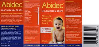 Abidec Abidec Multivitamin Drops for Babies & Children - supplement