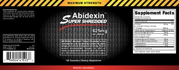 Abidexin Laboratories Abidexin Super Shredded - supplement