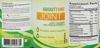 About Time Joint - supplement