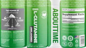About Time L-Glutamine Unflavored - supplement